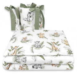  Baby Shop 3 részes babaágynemű - szafari zöld