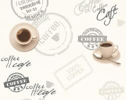 AS Simply Decor 94308-1 vinyl tapéta As Creation kávé színű (94308-1)