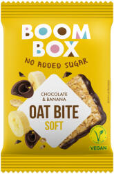 Boom box vegán cukormentes zabfalat banán és étcsokoládé lágy 20 g