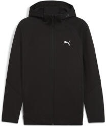 PUMA Férfi Futás Kabát Kapucnis Cipzáras Evostripe PUMA fekete|mályva|szürke