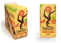 Balance étcsokoládé tábla narancs ízesítéssel 100 g
