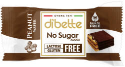 DIBETTE nas laktóz-, pálma-, gluténmentes földimogyorós krémmel töltött ostyakocka, hcn, édesítőszerekkel 10 g - vitalora