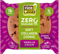 Rice Up zero kollagén, protein keksz vanília ízű 60 g - vitalora