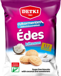 DETKI cukormentes kókuszos omlós keksz 180 g