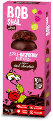 Bob Snail gyümölcs snack étcsokoládéban alma-málna 30 g - vitalora