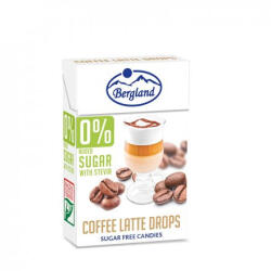 Bergland coffee latte cukormentes tejeskávés cukorka 40 g - vitalora