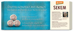 Sekem biodinamikus demeter kókuszos datolyagolyó 120 g