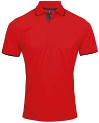 Premier Férfi kontrasztos Coolchecker póló póló fekete|vörös - decathlon - 11 690 Ft