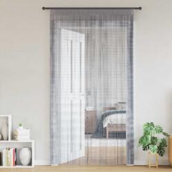 vidaXL 2 db világosszürke zsinórfüggöny 140 x 250 cm (4102050)