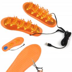  USB-s Fűthető Talpbetét Lábmelegítő 41-42 Méret Termikus USB-s Téli Talpbetét (Y28388-41)