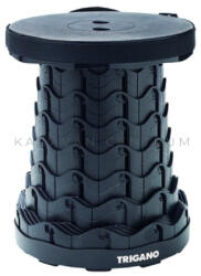 TRIGANO JARDIN teleszkópos zsámoly, fekete (C20168)