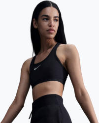 Nike Swoosh Medium Support edzőmelltartó fekete/fehér