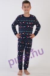 Vienetta Kezeslábas pamut fiú pizsama (KPI1197 5-6 éves)