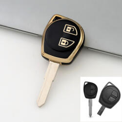  Suzuki 2 gombos TPU védőtok fekete arany (TSU008AFK)