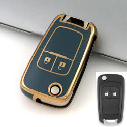  Opel 2 gombos bicskakulcs TPU tok kék arany (TOP031AKE)