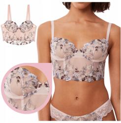 Triumph Sensual Spotlight melltartó, bézs, Size 80B, hímzett, merevítős (102198327308-1213)