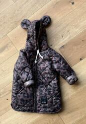 Little Star Téli steppelt kabát, Little Star, Csokoládé Párduc Minta, Size 110