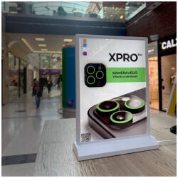 XPRO LED DeskLight Display Asztali Világító Tábla - A4 méret - Fehér (150748)