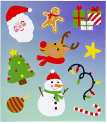 Karácsonyi matrica, 10x11cm (KMS-085627) - mesescuccok