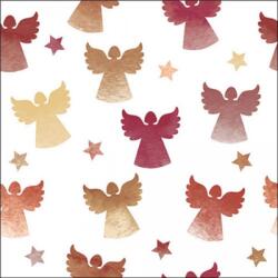 Ambiente Angel silhouettes berry papírszalvéta 33x33cm, 20db-os
