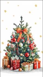 Ambiente Decorated Christmas tree papírszalvéta 33x40cm, 15db-os