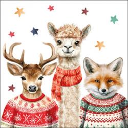 Ambiente Martin and friends papírszalvéta 33x33cm, 20db-os