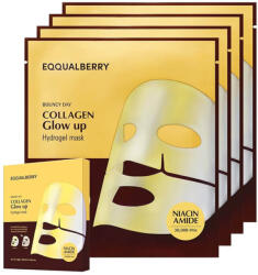 Eqqualberry - Collagen Glow Up Hydrogel Mask, 4ea Masca de fata