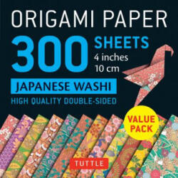 Tuttle Publishing Origami Paper - Japanese Washi Patterns- 4 inch (10cm) 300 sheets | Tuttle Publishing
