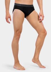 Icebreaker Anatomica Briefs Termoaktív Alsónadrág - black/monsoon - L