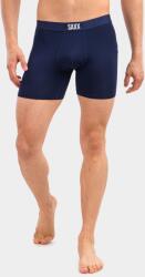 Saxx Vibe Boxer Brief Termoaktív Férfi Boxeralsó - blue trail markers - S