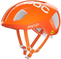 POC Ventral MIPS Országúti kerékpáros sisak - fluorescent orange avip - M