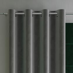 Markizeta Velvi sötétszürke, velúr függöny, karikákkal, 140x260 cm, készre varrva (VELVI0/ZGP/006/140260/1)