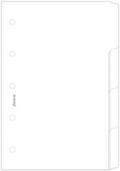 FILOFAX Elválasztó lapok Bianco 4 regiszter Mini Fehér