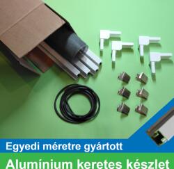 Szúnyogháló Áruház Méretre gyártott alumínium keretes szúnyogháló " szereld magad " készlet, fehér, 1, 2 m2 -ig