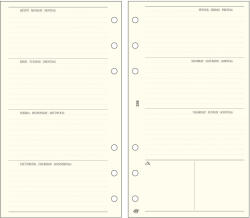 TopTimer Bianco heti tervező - S358, Krém (Chamois)