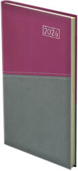 TopTimer Duplex, álló zsebnaptár, Lila-Szürke