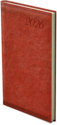 TopTimer Image, álló zsebnaptár, Vörösesbarna