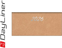 Dayliner Rebel, fekvő zsebnaptár, Bézs