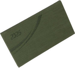 Realsystem Fashion, fekvő zsebnaptár, Zöld