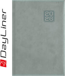 Dayliner Square, B6 heti beosztású agenda, Szürke
