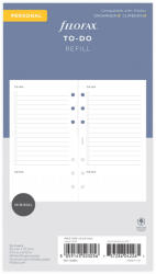 FILOFAX Lifestyle tervező Tennivalók lista Personal Minimal fehér