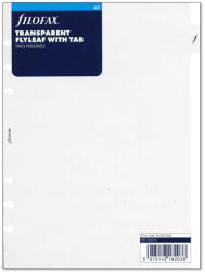 FILOFAX Elválasztó lapok Átlátszó 1 regiszter A5