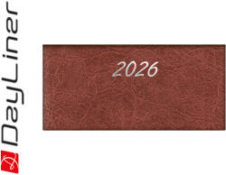 Dayliner Rebel, fekvő zsebnaptár, Szürke