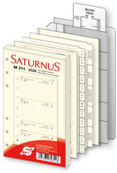 TopTimer 2026 évi heti beosztású kalendárium csomag - M311, Krém (Chamois)