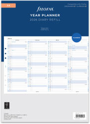 FILOFAX Naptárbetét Éves Vertikális A4 Fehér 2026