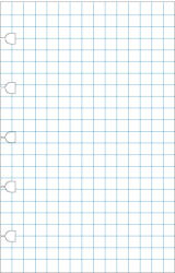 FILOFAX Notebook Jegyzetlap Négyzethálós Pocket Fehér