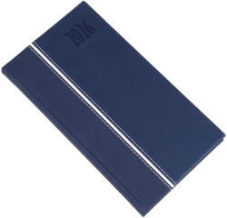 Realsystem Kensington, fekvő zsebnaptár, Kék