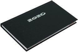 Realsystem Carbon, fekvő zsebnaptár, Kék