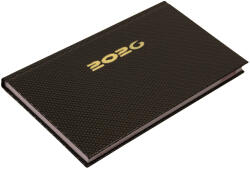 Realsystem Carbon, fekvő zsebnaptár, Bronz