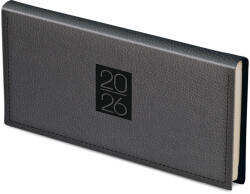 TopTimer Classic, fekvő zsebnaptár, Fekete